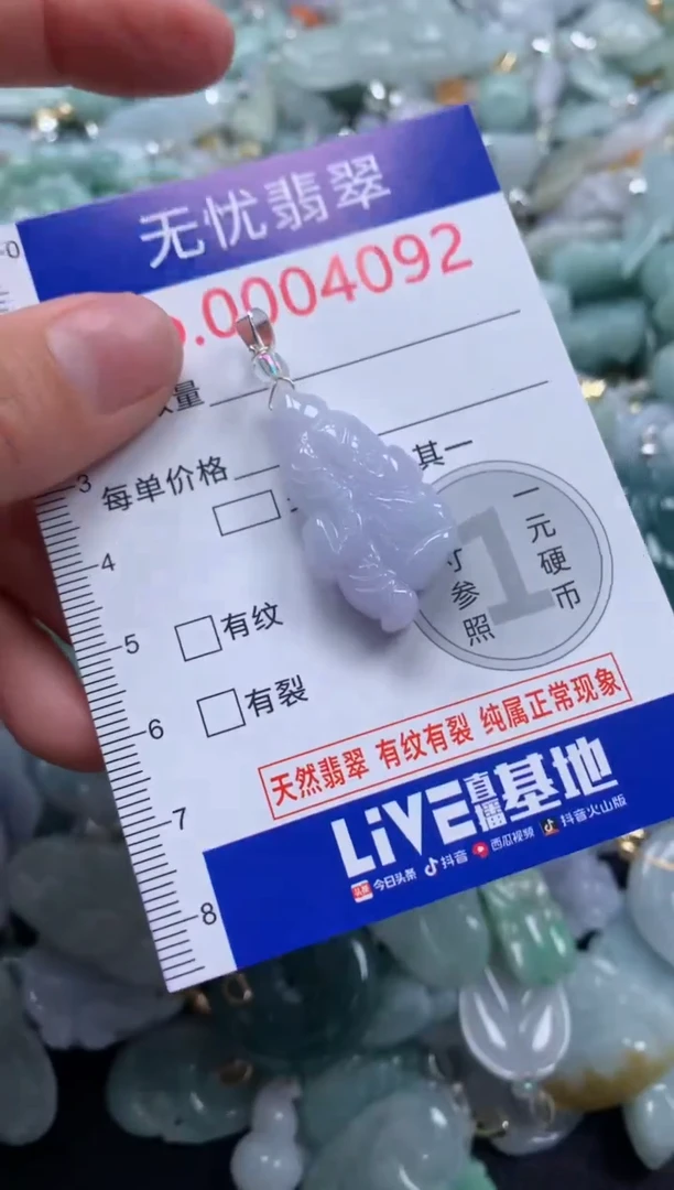 颈饰未镶嵌翡翠4092