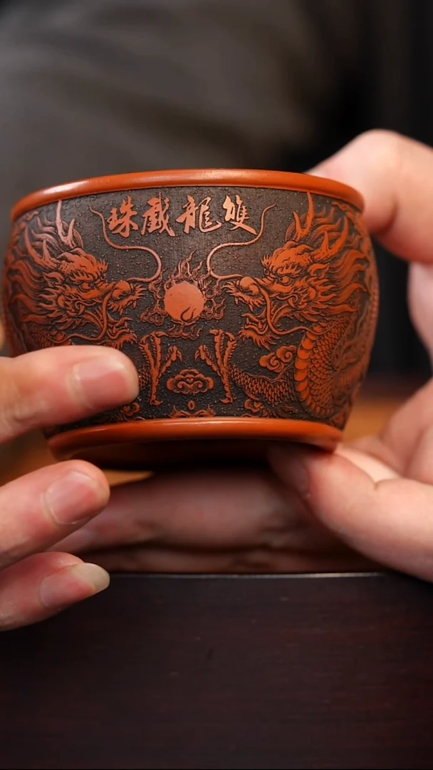 茶杯紫砂宜兴全手工原矿紫砂杯