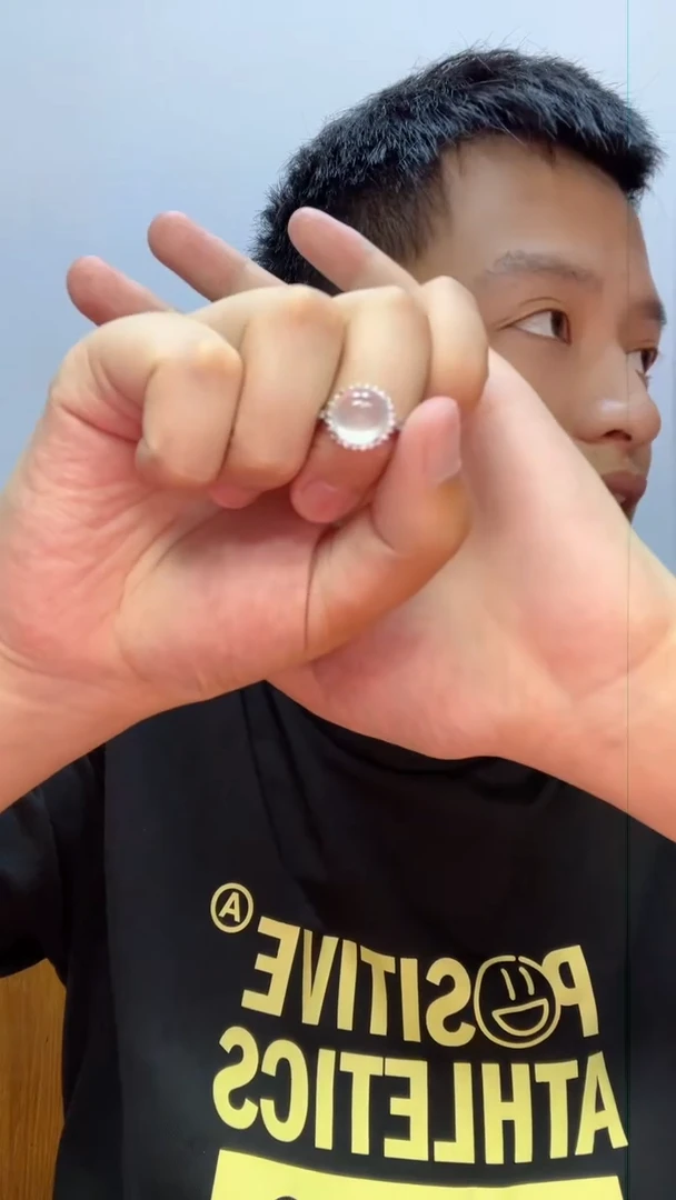 石英质玉未镶嵌戒指无