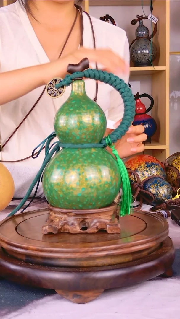 140一物一拍 大漆酒葫芦 真葫芦真大漆
