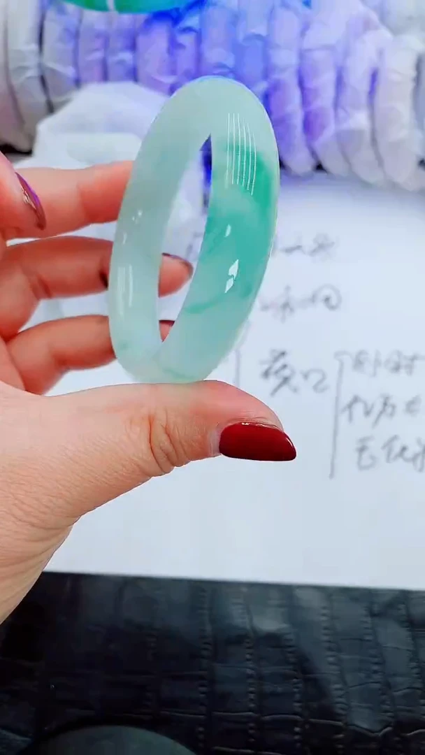 【闪购商品】石英质玉手镯未镶嵌S22-56-57