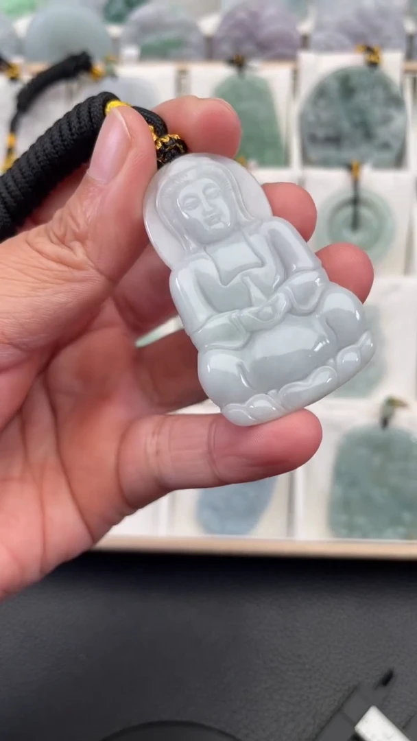 颈饰未镶嵌翡翠天然缅甸翡翠A货418