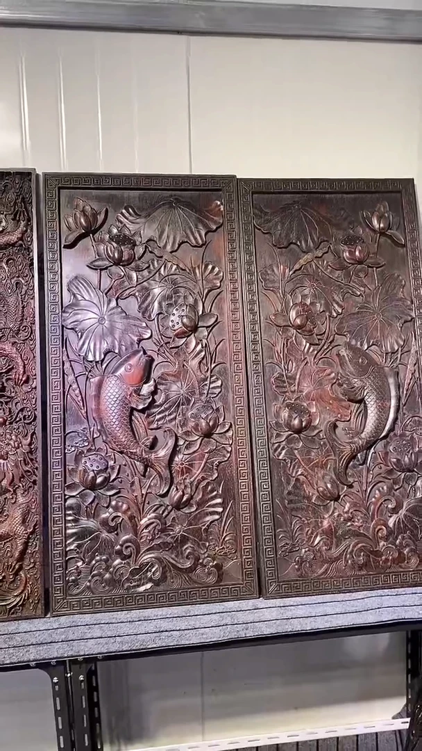 木紫檀雕刻一物一拍