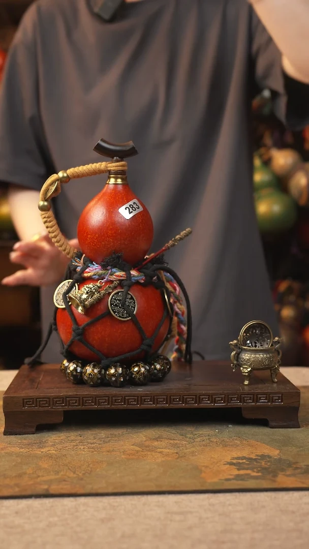 283大漆一物一拍记葫堂出品【不带手串】