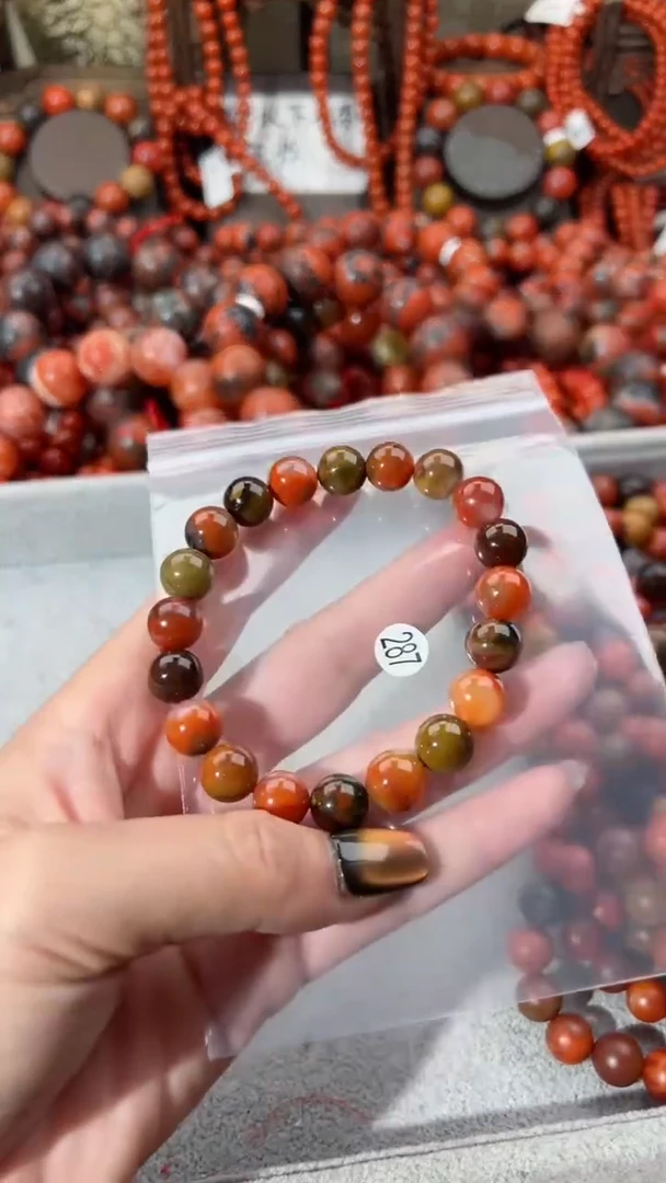 【闪购商品】南红玛瑙未镶嵌手串10