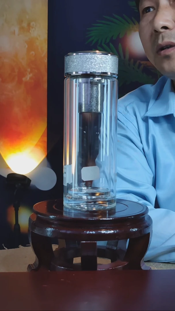 高硼硅玻璃茶隔款TV27L-白钻色-350ml