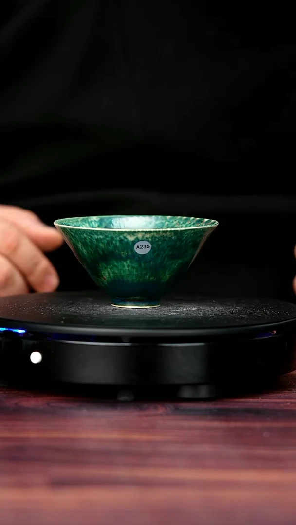 其他钧瓷A235#于大鹏一级品原矿钧瓷斗笠杯