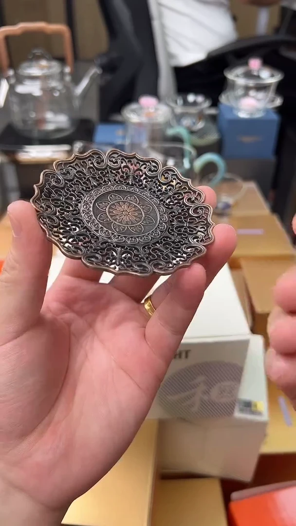 @@禾器晶彩铜合金杯垫