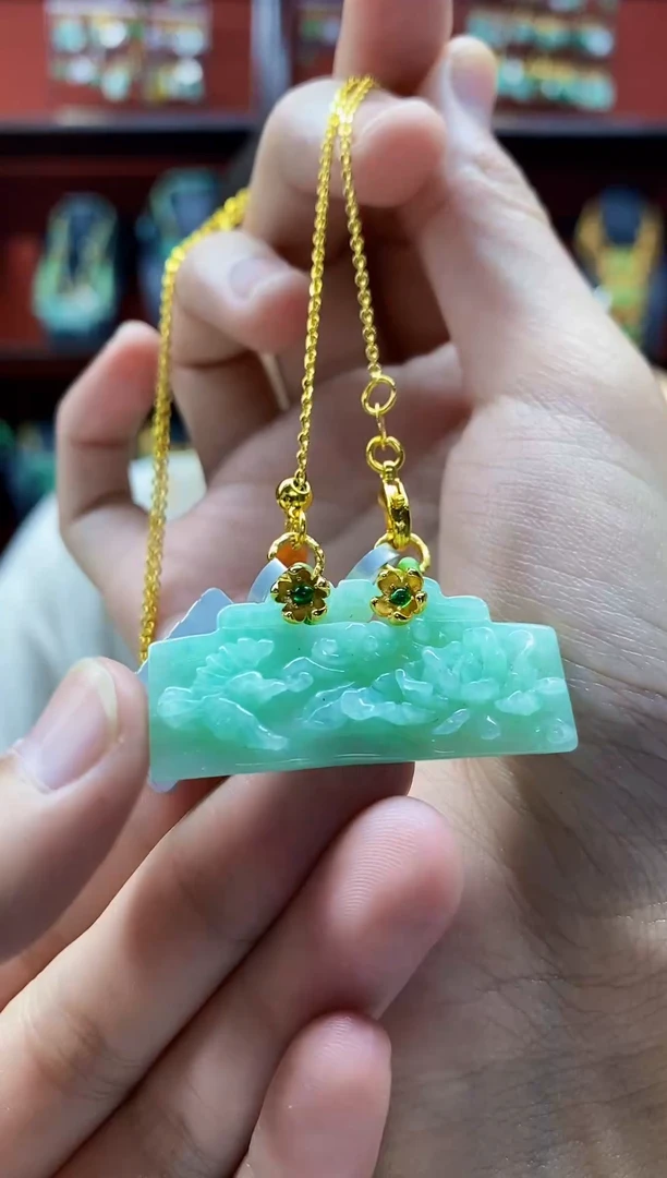 颈饰未镶嵌翡翠翡翠吊坠