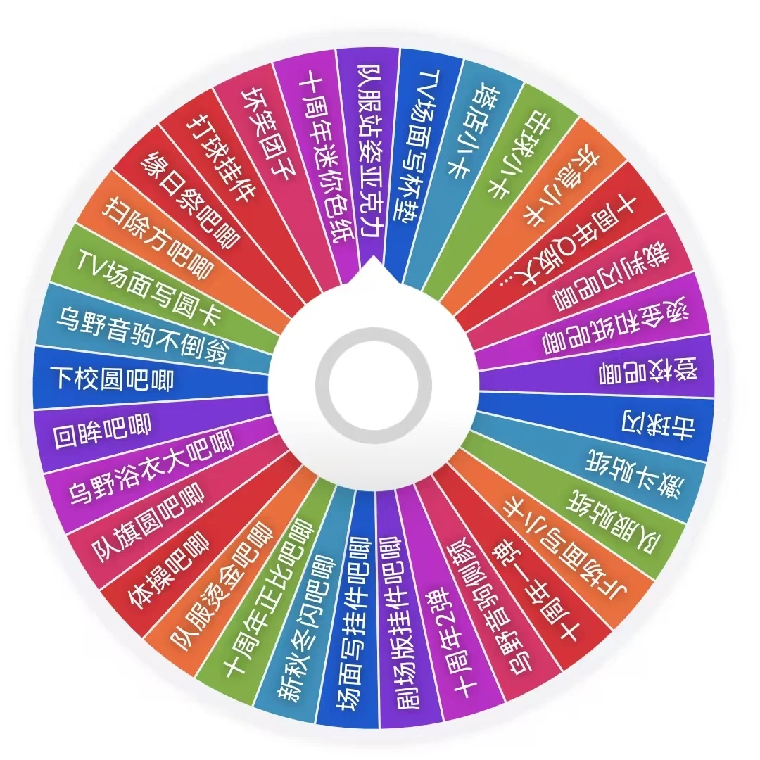 排球少年普谷大转盘