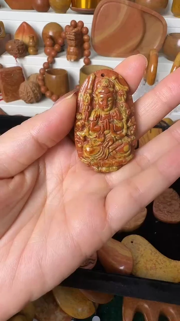 泗水砭石坊双旦特惠/砭石吊坠