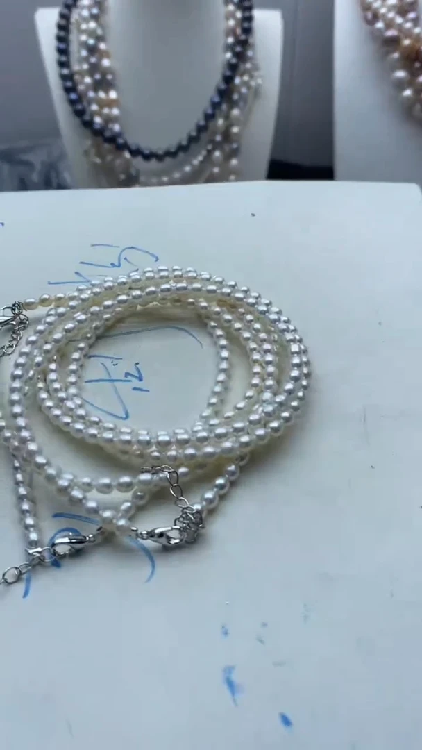 淡水珍珠未镶嵌项链1
