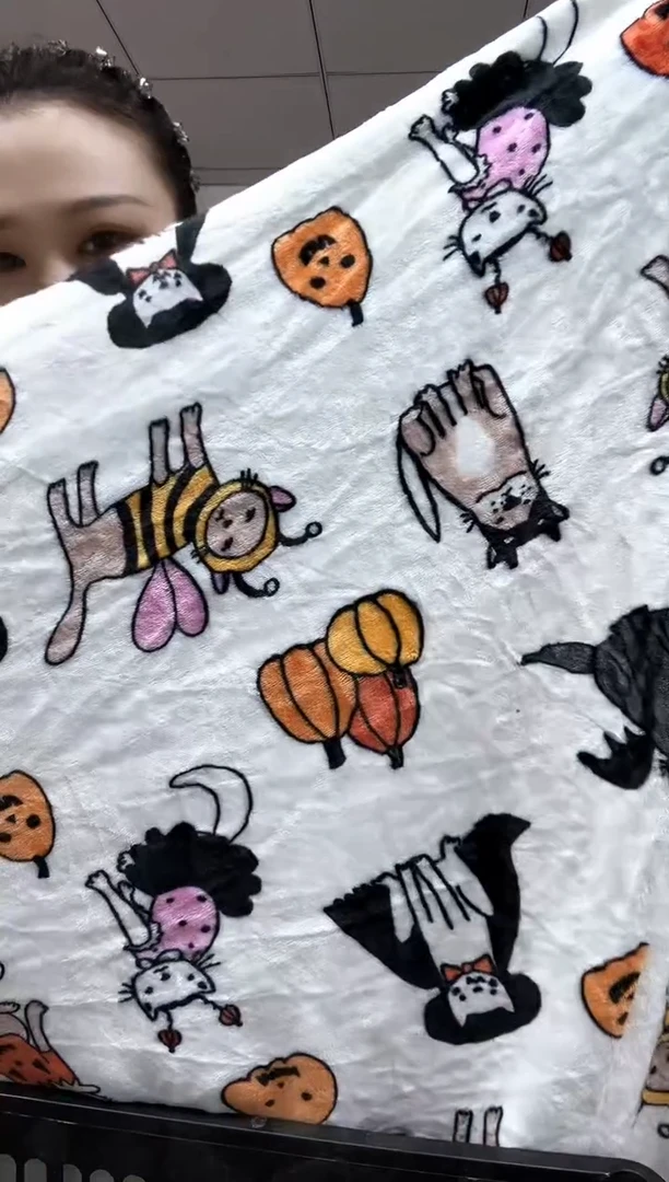 法兰绒3x2尺寸面料主播介绍为准