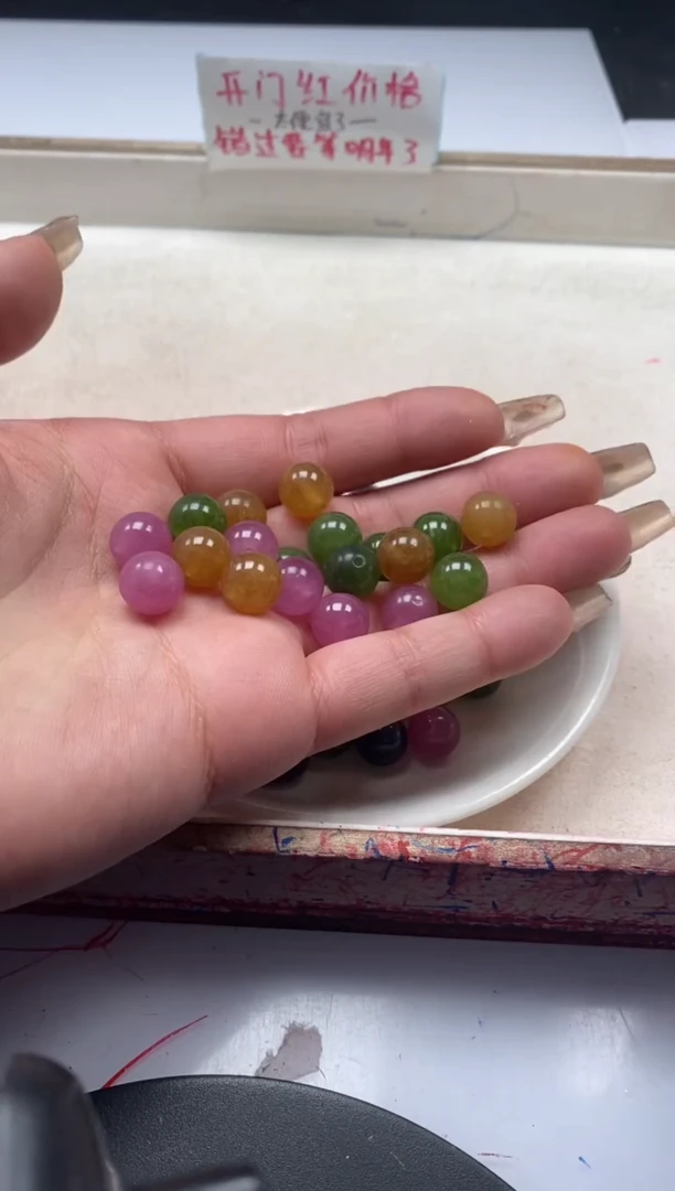 【闪购商品】碧玺颈饰未镶嵌w24碧玺10mm*20颗