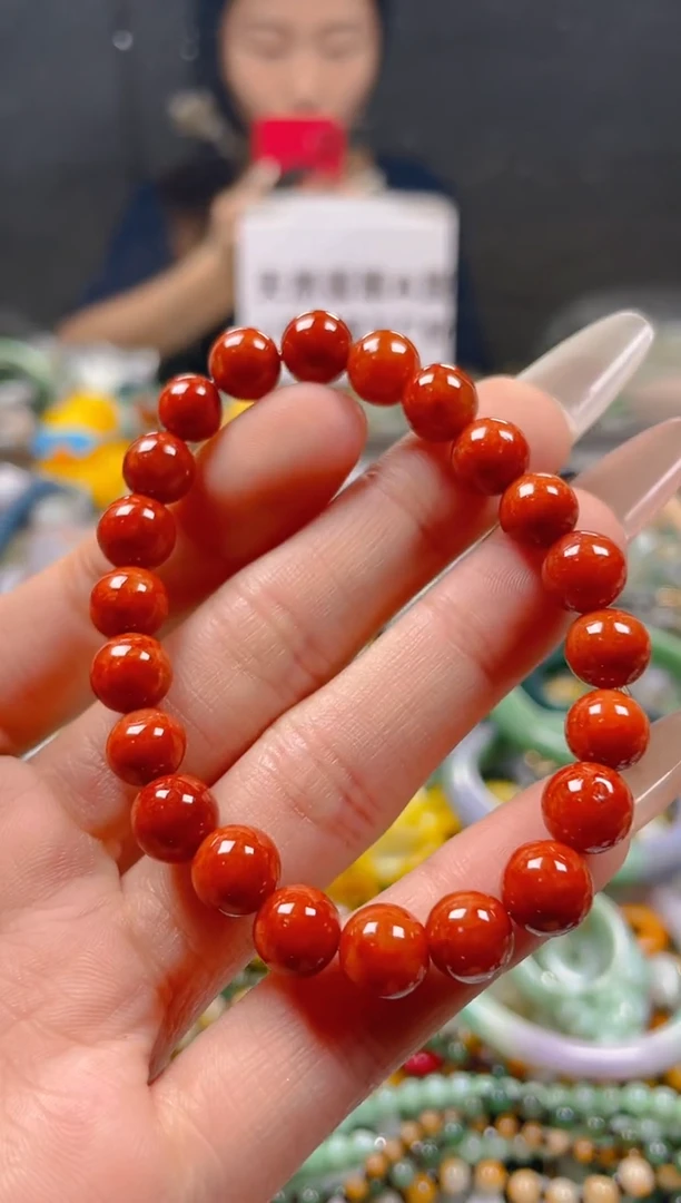 【闪购商品】翡翠颈饰未镶嵌7-8MM/D/翡翠A货一图一物