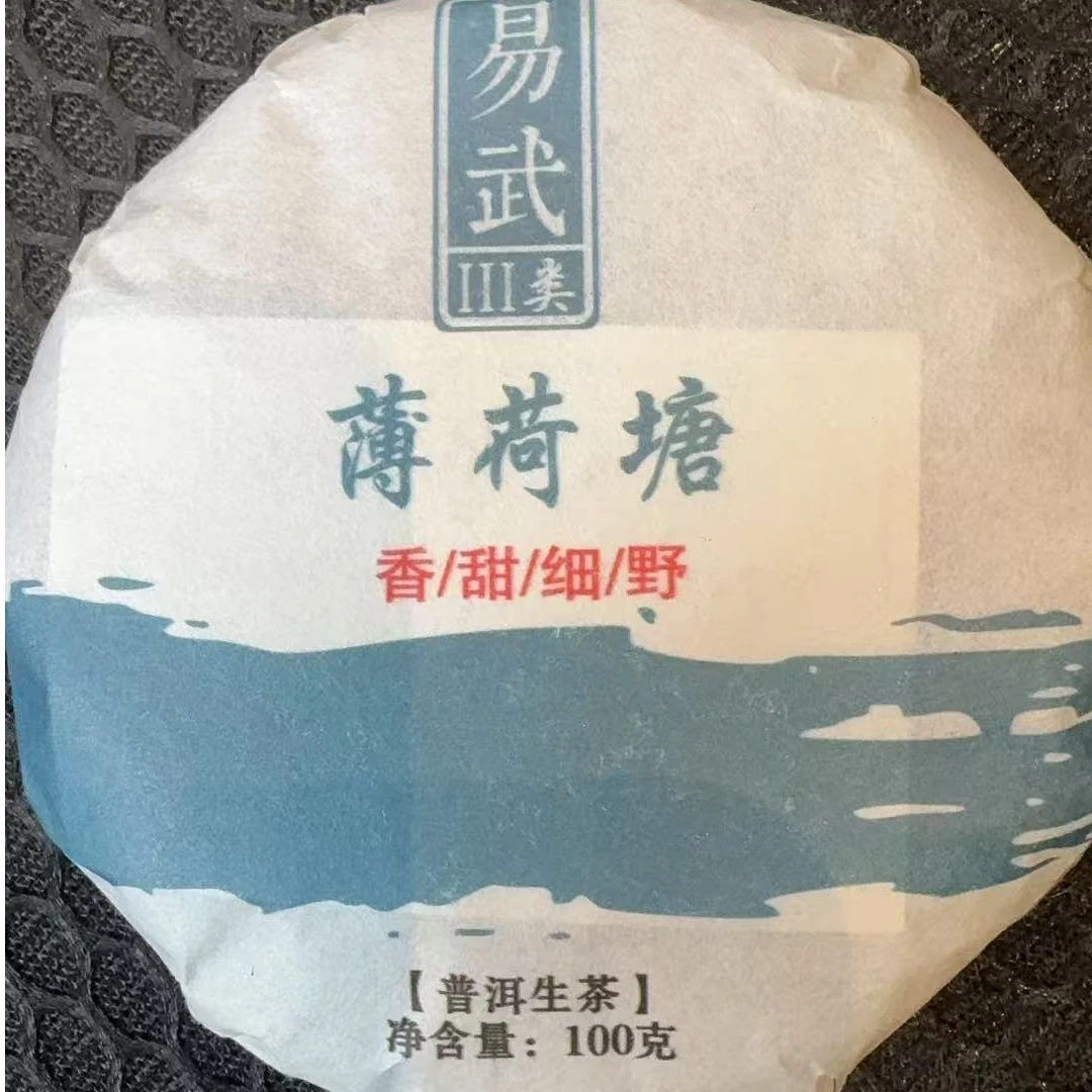 1月1日 100克 25年 薄荷塘（三类）   生茶饼茶 B-962