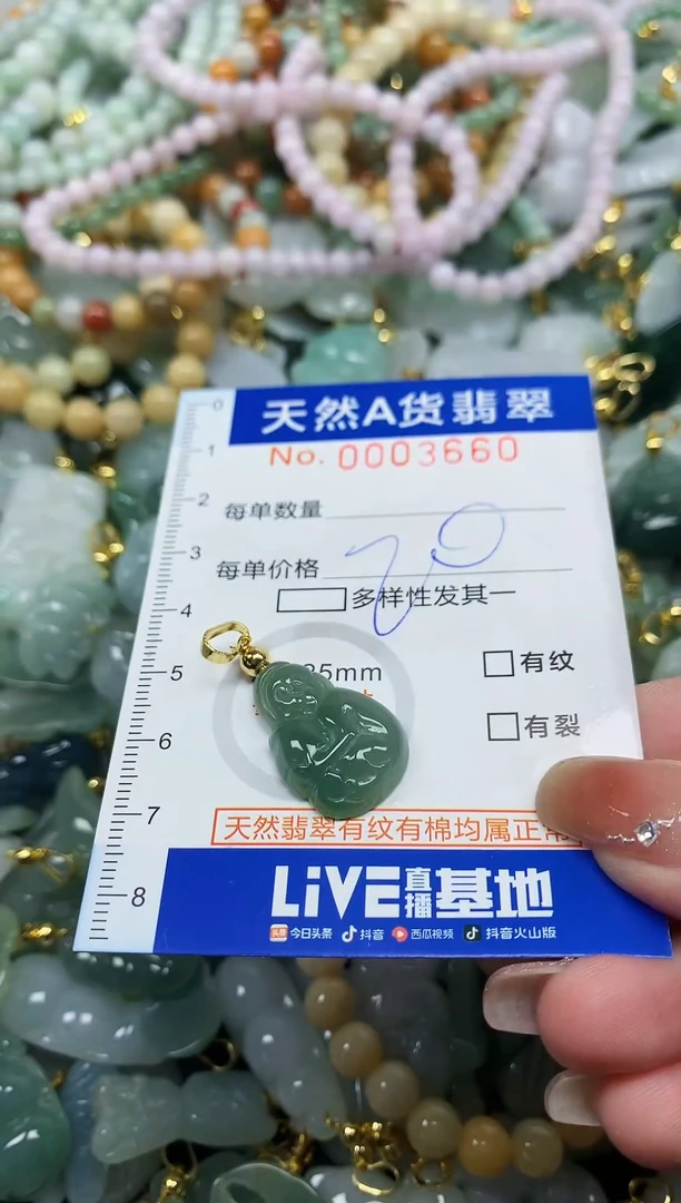 颈饰未镶嵌翡翠天然A货翡翠