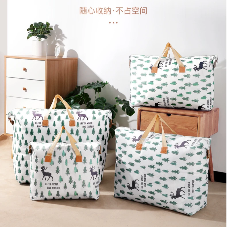 被子收纳袋子衣物大容量行李袋棉被防水防潮搬家袋学生开学打包袋