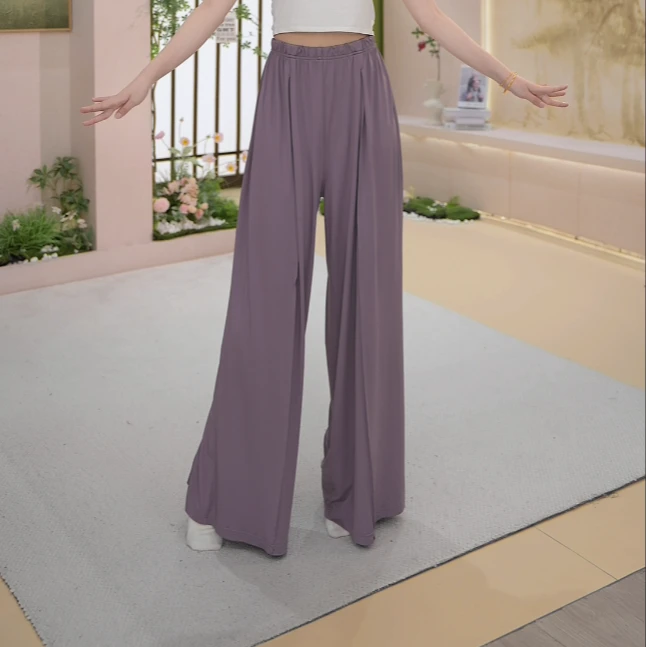 012#四季裤中国舞蹈练功服女舞蹈裤练功裤阔腿裤现代舞夏季裤