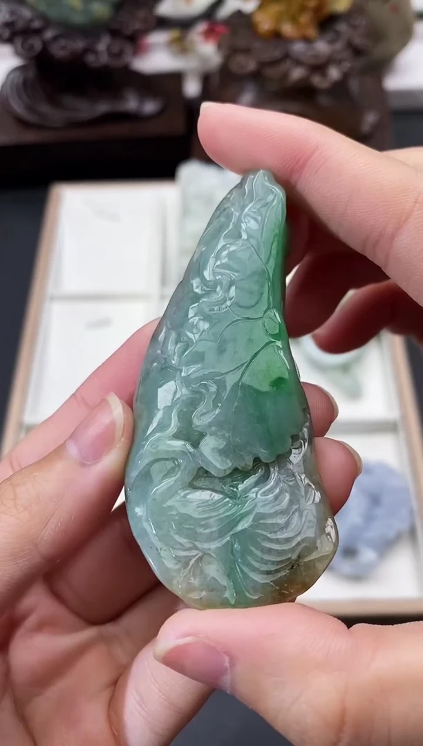 颈饰未镶嵌翡翠天然缅甸A货翡翠