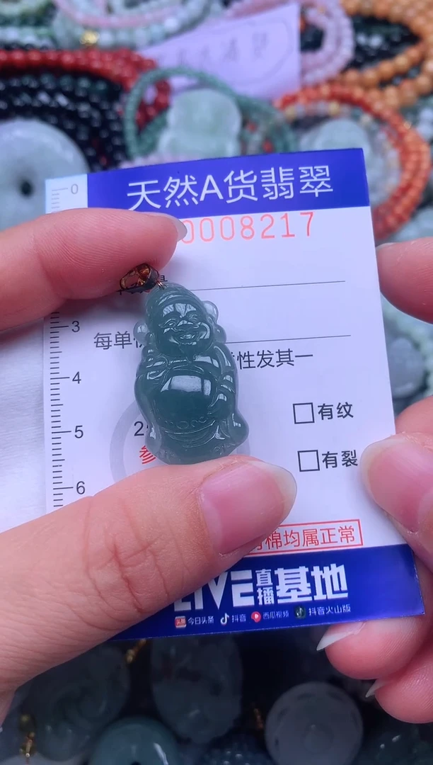 颈饰未镶嵌翡翠天然翡翠