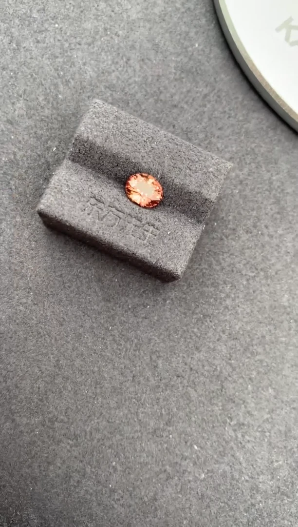 裸石彩色蓝宝石1.2ct帕帕拉恰 AE 定制