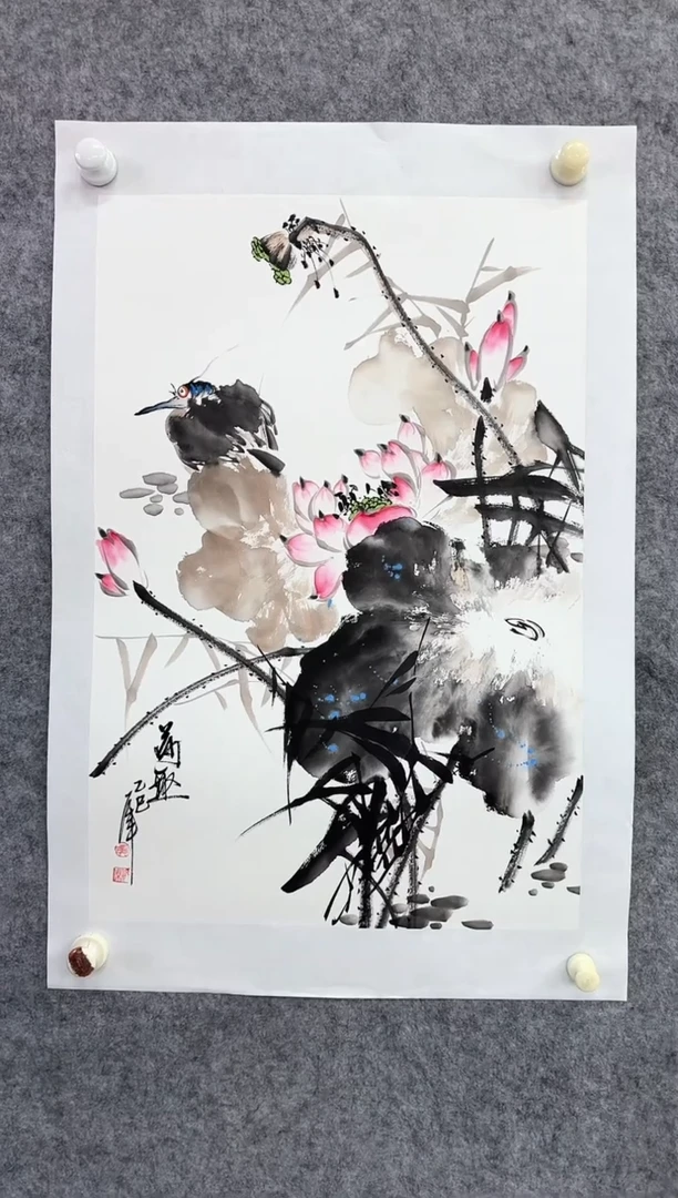 【闪购商品】纸本1花鸟画福利精品原作