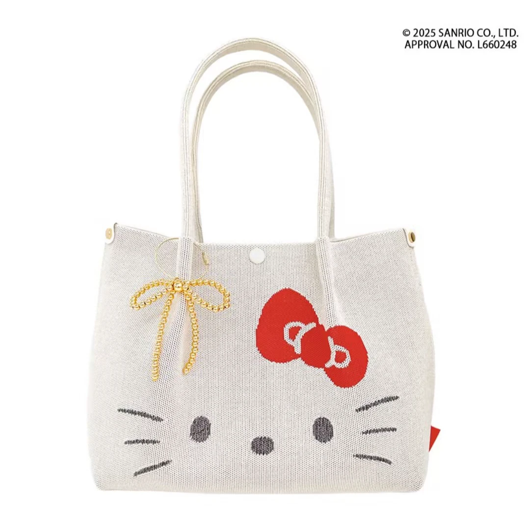【大阪限定】Hello Kitty 联名款 Kitty白色闪粉包