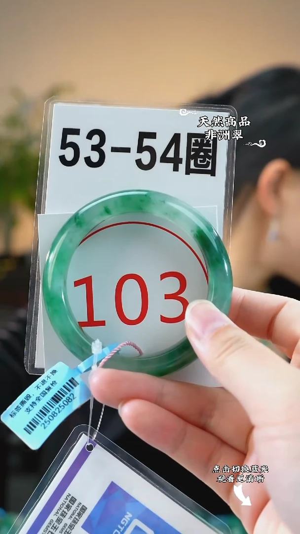 未镶嵌手镯石英质玉（非洲翠）53