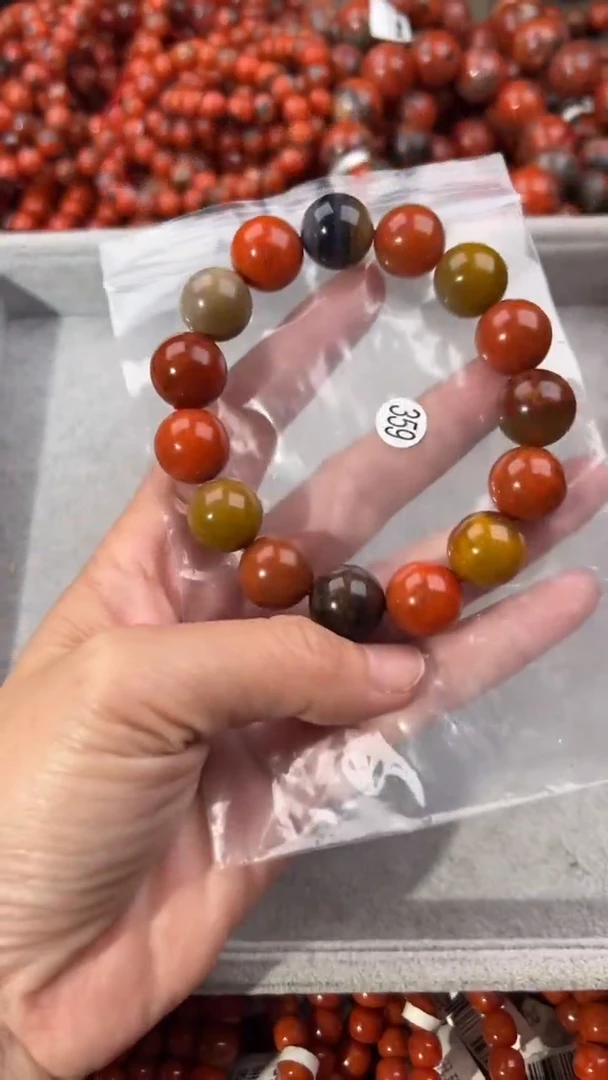 南红玛瑙手串未镶嵌14+