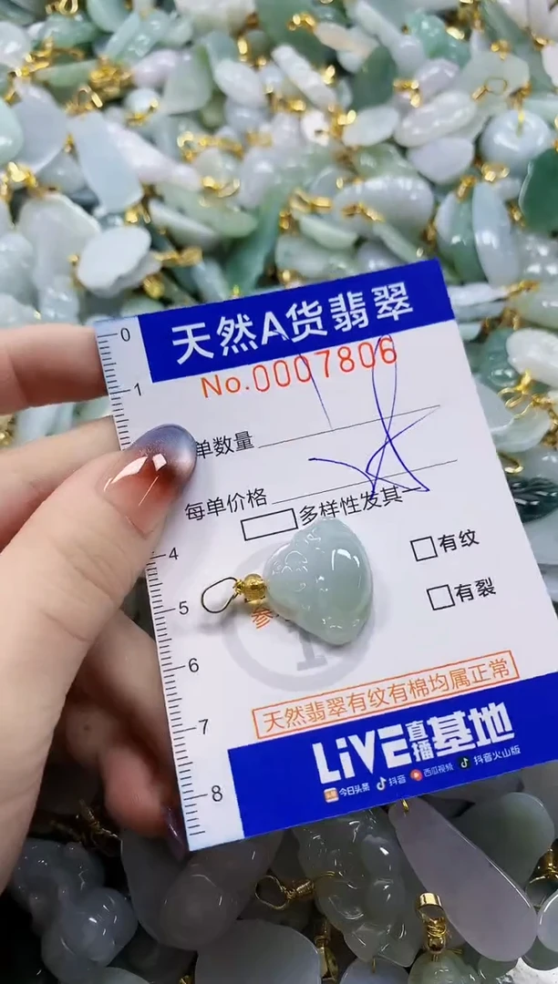 颈饰未镶嵌翡翠天然A货翡翠