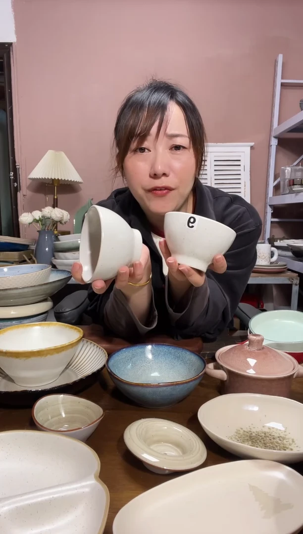 瓷微瑕（2个装）白色小碗2个