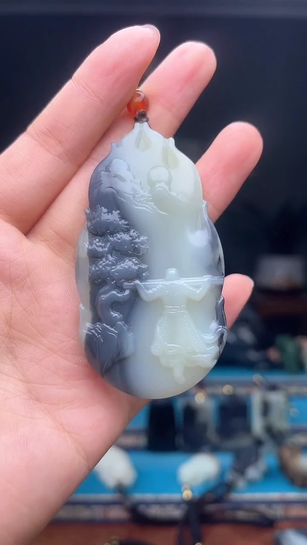 未镶嵌和田玉挂件1