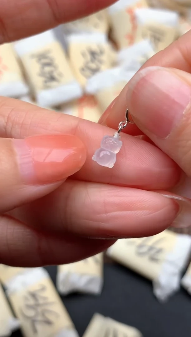 银S925镶嵌挂件翡翠一18