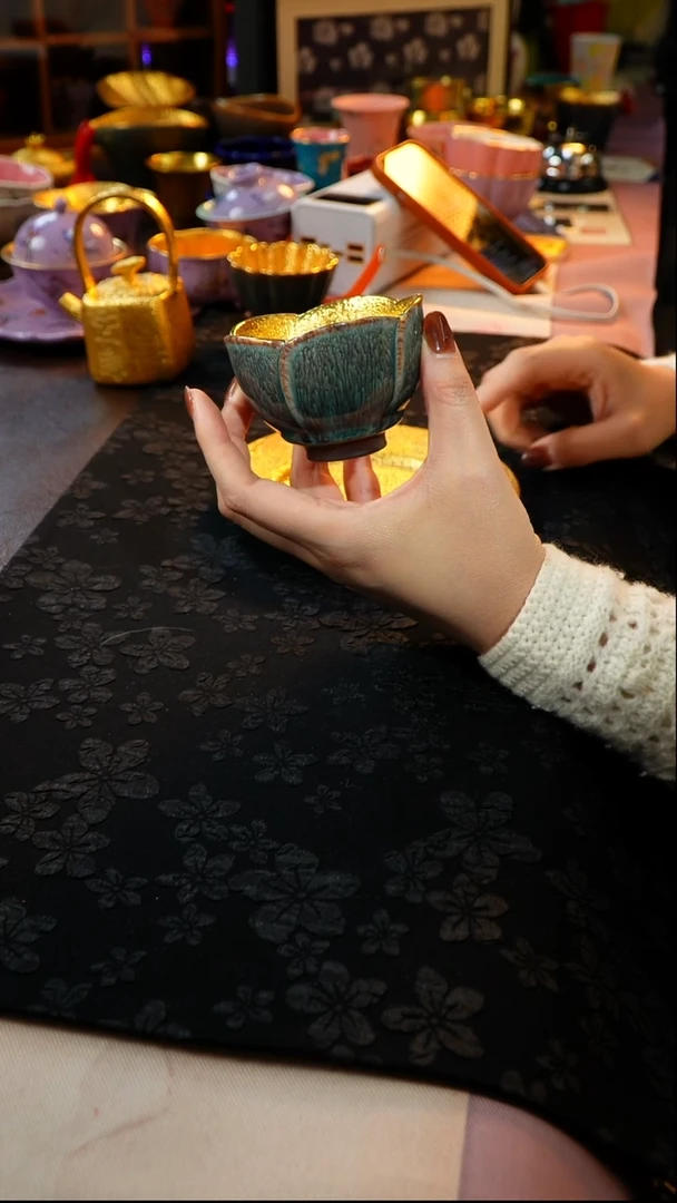 茶杯紫砂【宜景窑系列】杯子