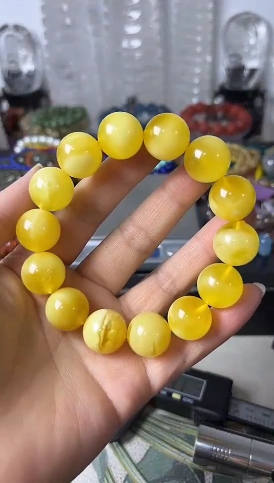 【闪购商品】琥珀手链未镶嵌 矿坑