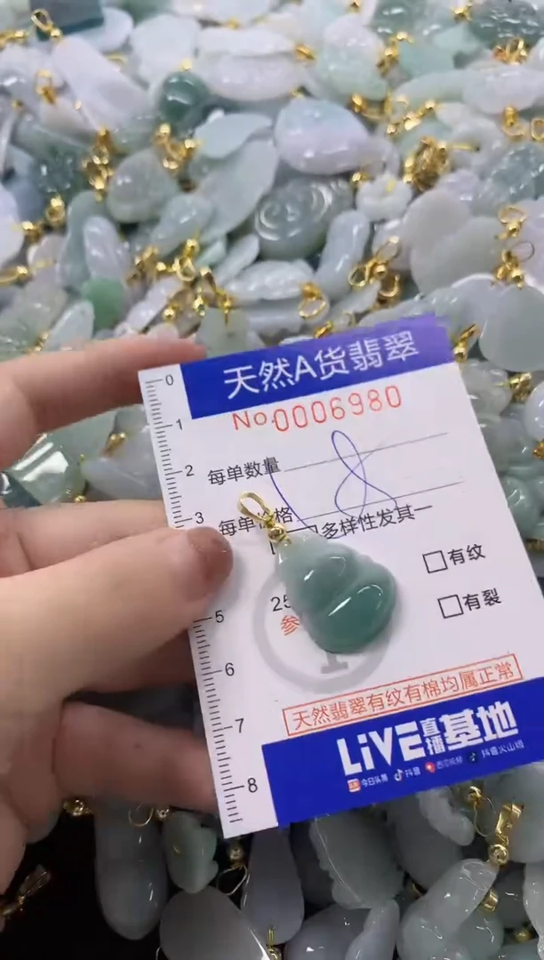 颈饰未镶嵌翡翠天然A货翡翠