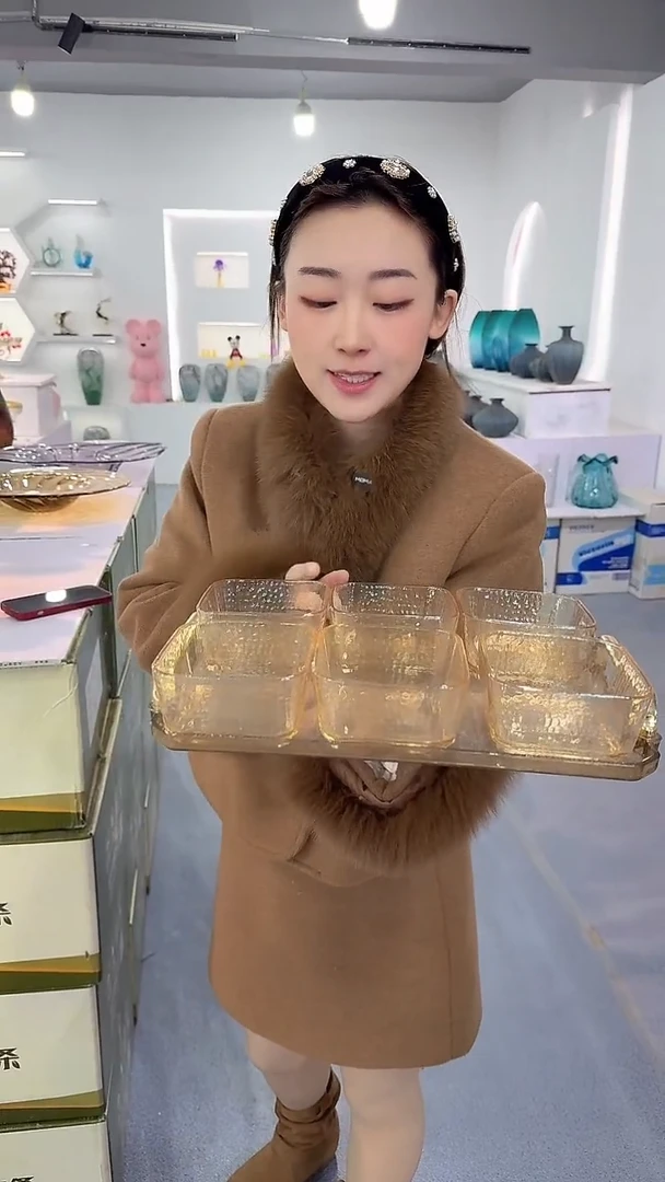 琉璃盛泰花瓶花器晚W-2