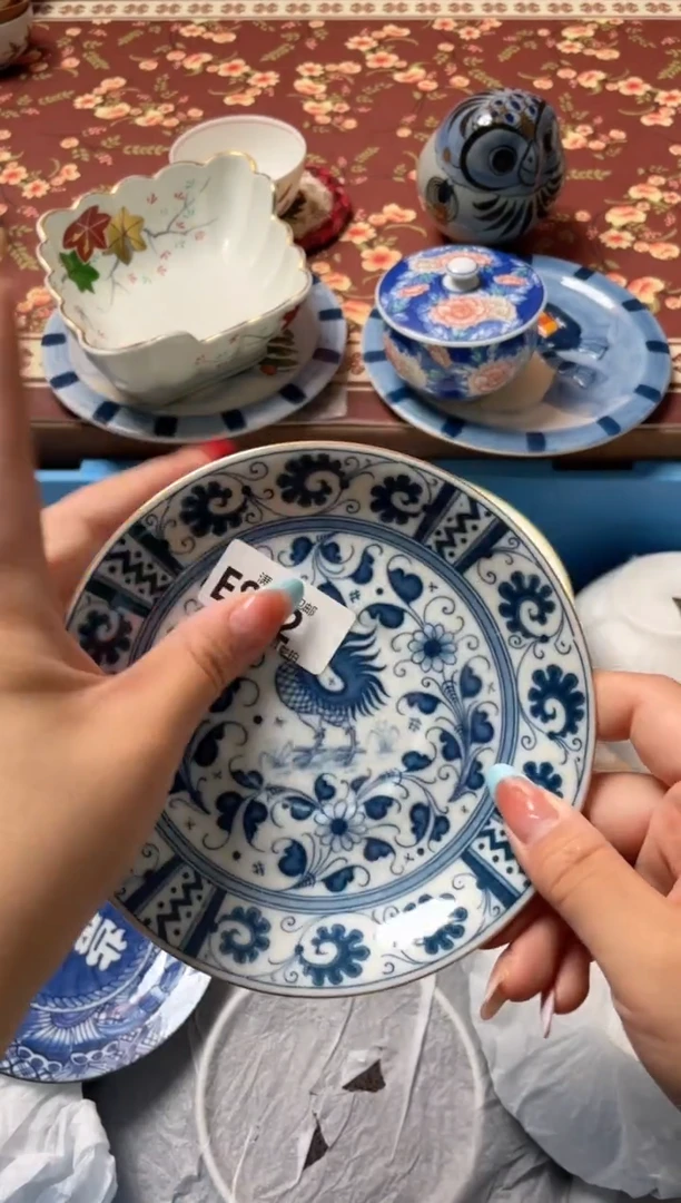瓷片婷*妈瓷器瓷器E812