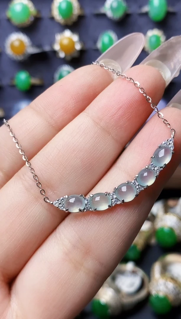 银S925镶嵌戒指翡翠0625