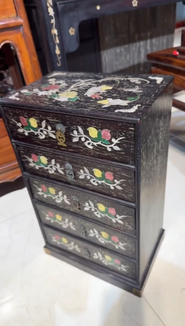 木木头款年年有余五斗柜858.8888