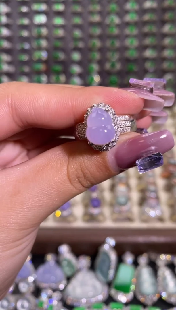 未镶嵌戒指翡翠天然缅甸A货翡翠未镶嵌 粉丝福利