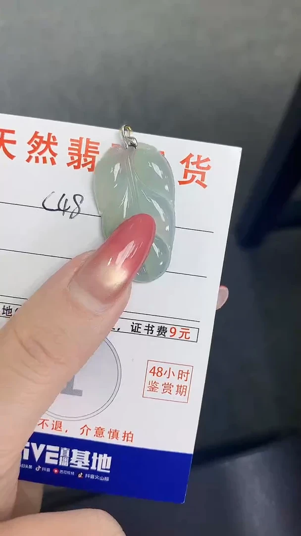 颈饰未镶嵌翡翠天然A货翡翠挂件