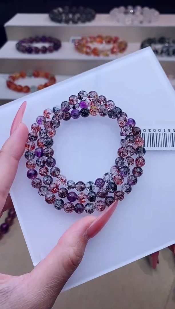 未镶嵌手串水晶毒液彼岸花多圈6m+