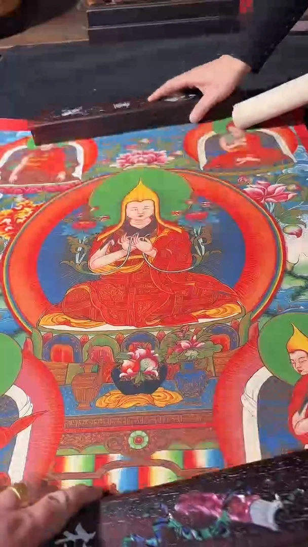 卷轴画藏式珍藏彩绘艺术馆61