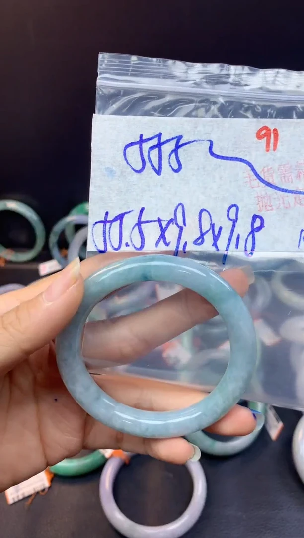 未镶嵌定制翡翠91毛货需精细抛光+多样性发1件+555元