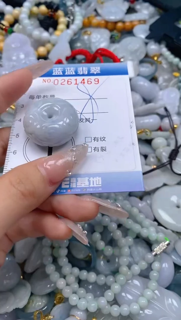 翡翠未镶嵌颈饰闪购0261469