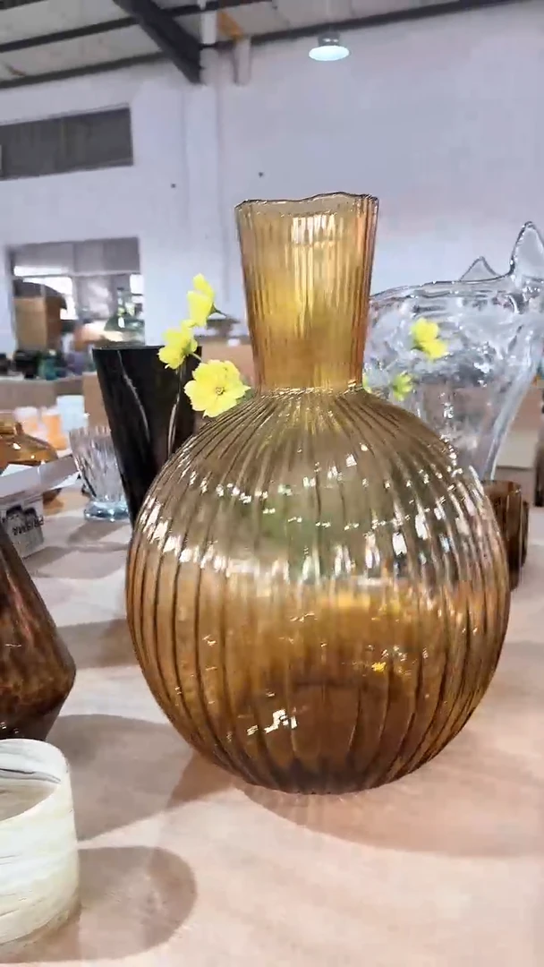 【闪购商品】玻璃琥珀灯笼肚