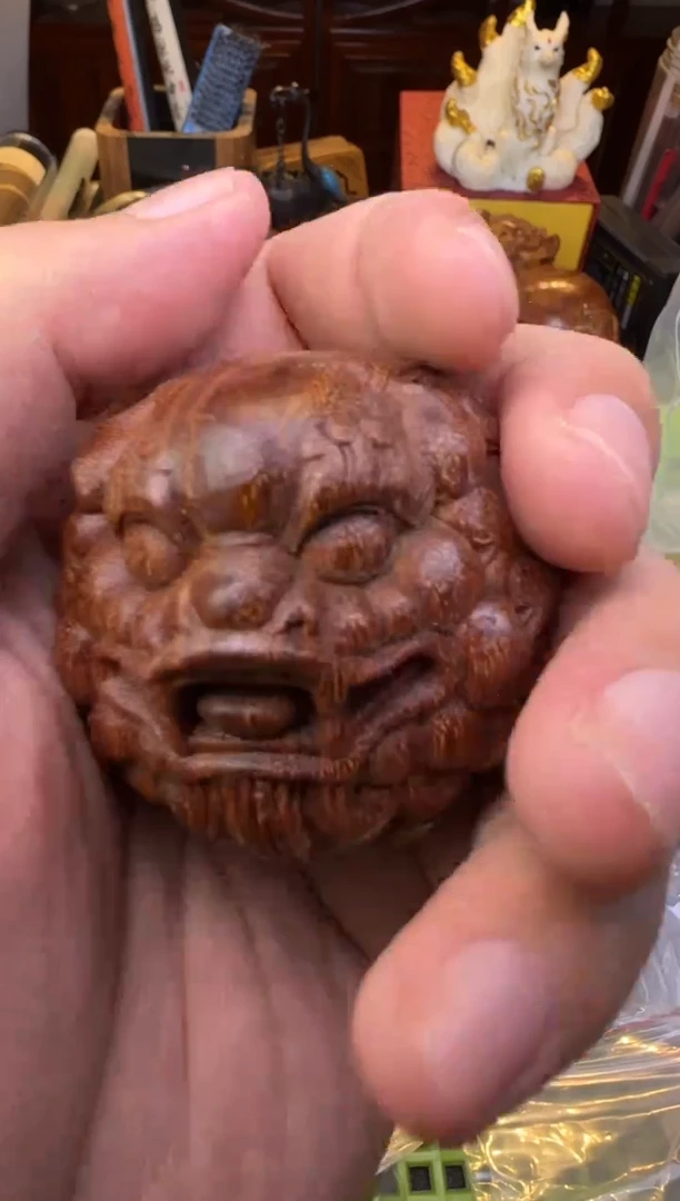 木印尼紫檀狮子把件多样性发其一