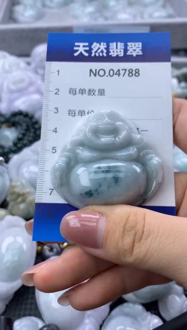 翡翠未镶嵌颈饰缅甸A货翡翠04788